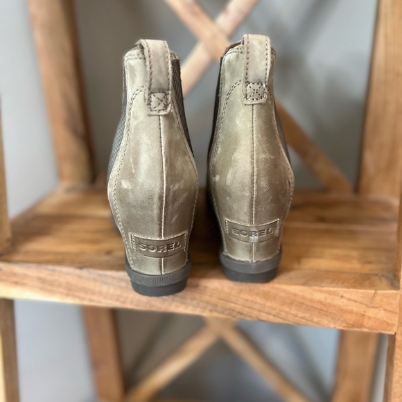 Sorel women’s boots booties wedge Joan of arctic NEW sz 8.5 - Picture 2 of 3